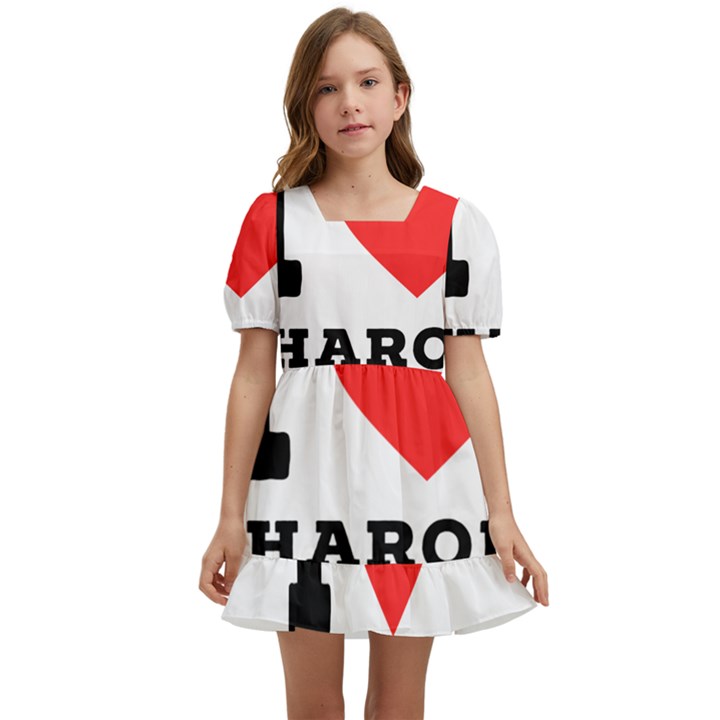 I love sharon Kids  Short Sleeve Dolly Dress