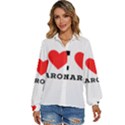 I love sharon Women s Long Sleeve Button Down Shirt View1