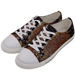 Rustic Charm Abstract Print Men s Low Top Canvas Sneakers by dflcprintsclothing