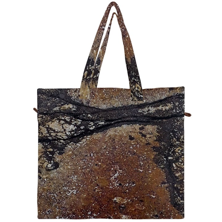 Rustic Charm Abstract Print Canvas Travel Bag