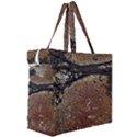 Rustic Charm Abstract Print Canvas Travel Bag View3