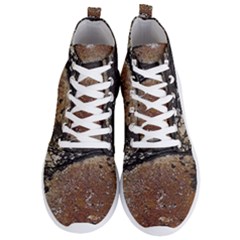 Rustic Charm Abstract Print Men s Lightweight High Top Sneakers by dflcprintsclothing