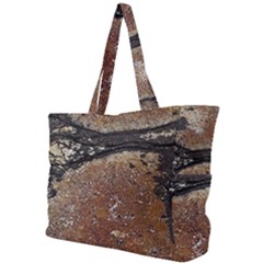 Rustic Charm Abstract Print Simple Shoulder Bag by dflcprintsclothing