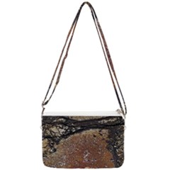 Rustic Charm Abstract Print Double Gusset Crossbody Bag by dflcprintsclothing