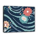 Waves Flowers Pattern Water Floral Minimalist Deluxe Canvas 20  x 16  (Stretched) View1