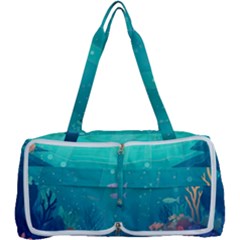 Ai Generated Ocean Sea Fish Aquatic Water Nature 3 Multi Function Bag by Pakemis