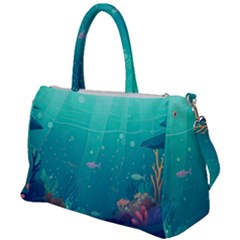 Ai Generated Ocean Sea Fish Aquatic Water Nature 3 Duffel Travel Bag by Pakemis