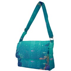 Ai Generated Ocean Sea Fish Aquatic Water Nature 3 Full Print Messenger Bag (l) by Pakemis