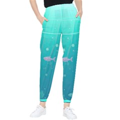 Ai Generated Ocean Sea Fish Aquatic Water Nature 3 Tapered Pants by Pakemis