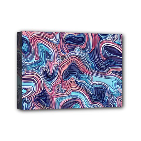 Fluid Art Pattern Mini Canvas 7  X 5  (stretched) by GardenOfOphir