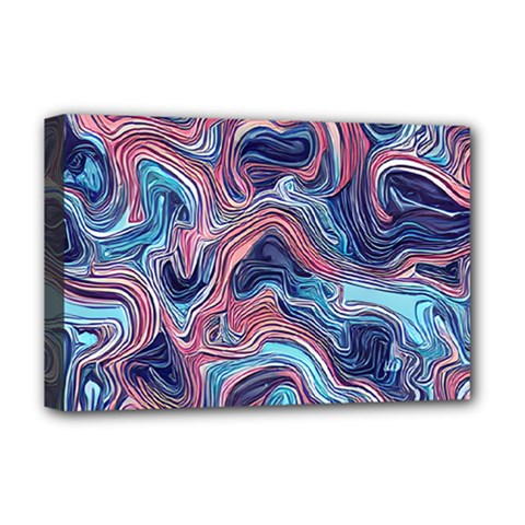 Fluid Art Pattern Deluxe Canvas 18  X 12  (stretched) by GardenOfOphir