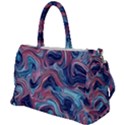 Fluid Art Pattern Duffel Travel Bag View1