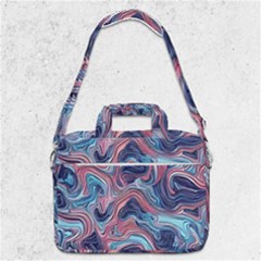 Fluid Art Pattern Macbook Pro 13  Shoulder Laptop Bag  by GardenOfOphir