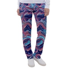 Fluid Art Pattern Women s Casual Pants by GardenOfOphir