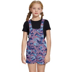 Fluid Art Pattern Kids  Short Overalls by GardenOfOphir