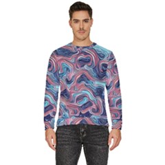 Fluid Art Pattern Men s Fleece Sweatshirt by GardenOfOphir