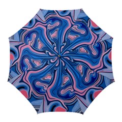 Abstract Liquid Art Pattern Golf Umbrellas by GardenOfOphir