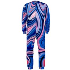 Abstract Liquid Art Pattern Onepiece Jumpsuit (men) by GardenOfOphir