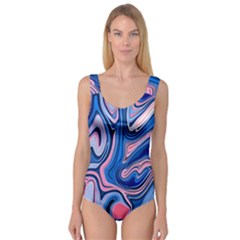 Abstract Liquid Art Pattern Princess Tank Leotard  by GardenOfOphir