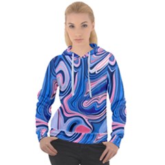 Abstract Liquid Art Pattern Women s Overhead Hoodie by GardenOfOphir