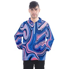 Abstract Liquid Art Pattern Men s Half Zip Pullover by GardenOfOphir