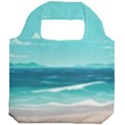 Ai Generated Ocean Waves Sea Water Anime Foldable Grocery Recycle Bag View2