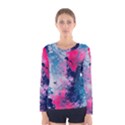 Fluid Art Pattern Women s Long Sleeve Tee View1