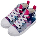 Fluid Art Pattern Kids  Mid-Top Canvas Sneakers View2