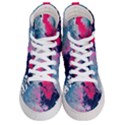 Fluid Art Pattern Women s Hi-Top Skate Sneakers View1