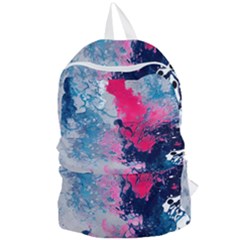 Fluid Art Pattern Foldable Lightweight Backpack by GardenOfOphir