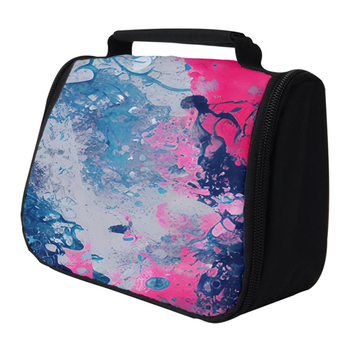 Fluid Art Pattern Full Print Travel Pouch (Small)