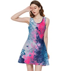 Fluid Art Pattern Inside Out Racerback Dress by GardenOfOphir