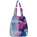 Fluid Art Pattern Center Zip Backpack View1