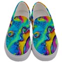 Marble Art Pattern Men s Canvas Slip Ons View1