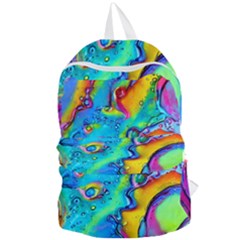 Marble Art Pattern Foldable Lightweight Backpack by GardenOfOphir