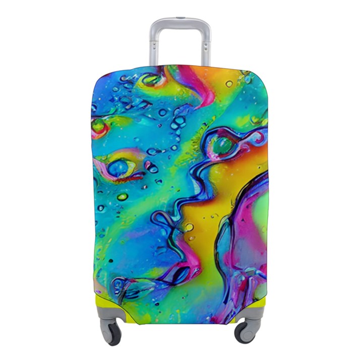 Marble Art Pattern Luggage Cover (Small)