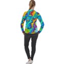 Marble Art Pattern Women s Pique Long Sleeve Tee View2