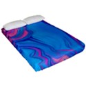 Liquid Background Pattern Fitted Sheet (Queen Size) View2