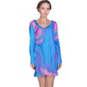 Liquid Background Pattern Long Sleeve Nightdress View1