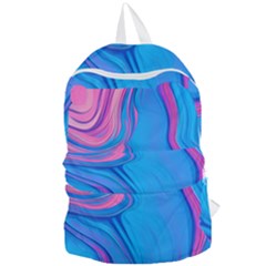 Liquid Background Pattern Foldable Lightweight Backpack by GardenOfOphir