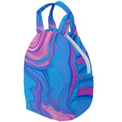 Liquid Background Pattern Travel Backpacks by GardenOfOphir