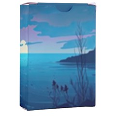 Ai Generated Ocean Sea Water Anime Nautical 2 Playing Cards Single Design (rectangle) With Custom Box by Pakemis