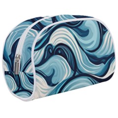 Pattern Ocean Waves Arctic Ocean Blue Nature Sea Make Up Case (medium) by Pakemis