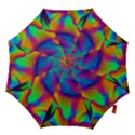 Fluid Background Pattern Hook Handle Umbrellas (Small) View1