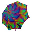 Fluid Background Pattern Hook Handle Umbrellas (Small) View2