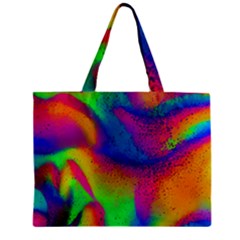 Fluid Background Pattern Zipper Mini Tote Bag by GardenOfOphir