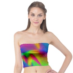 Fluid Background Pattern Tube Top by GardenOfOphir