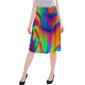 Fluid Background Pattern Midi Beach Skirt View1