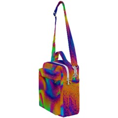 Fluid Background Pattern Crossbody Day Bag