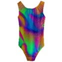 Fluid Background Pattern Kids  Cut-Out Back One Piece Swimsuit View1